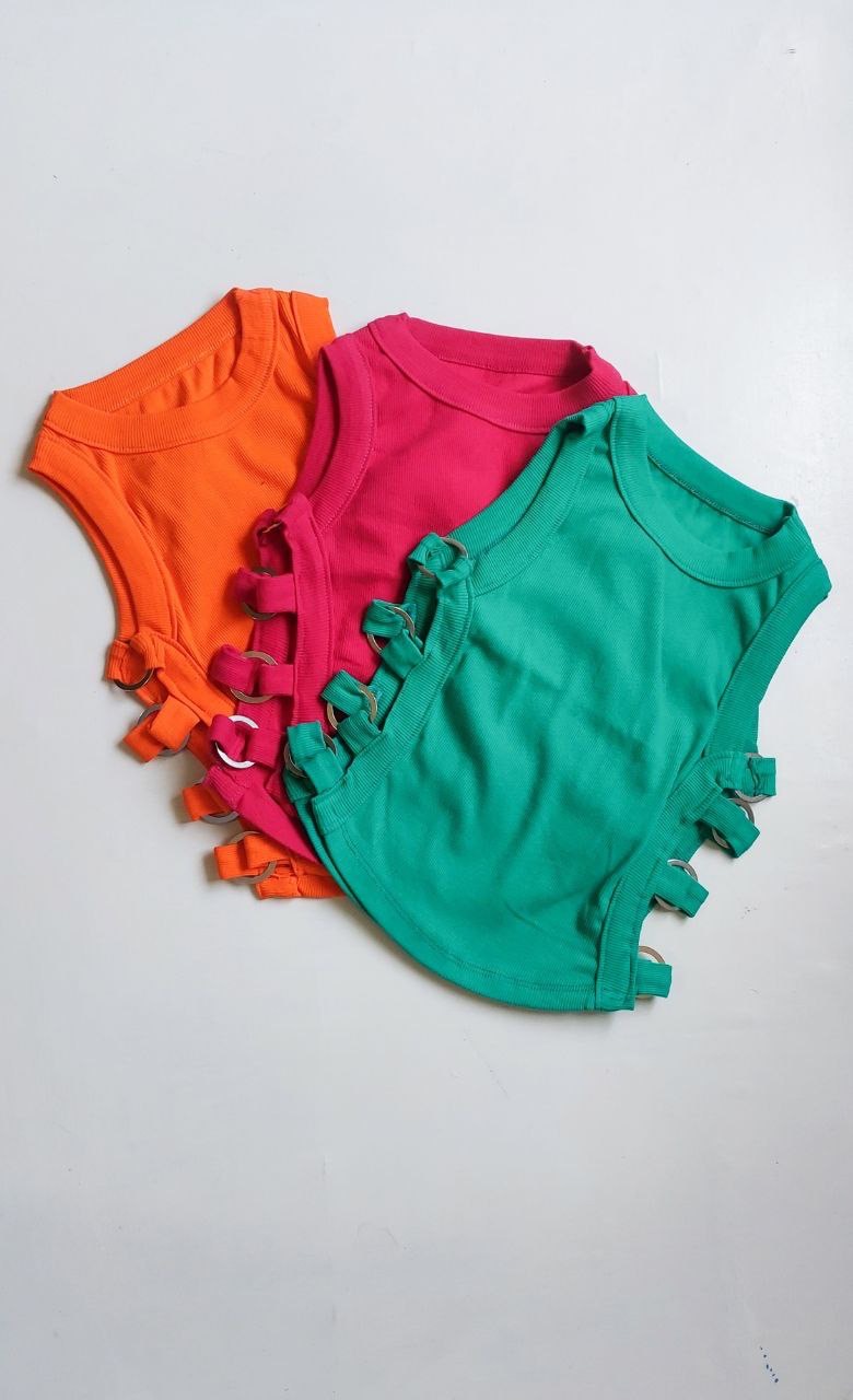 کراپ تاپ حلقه دار پایین حلال