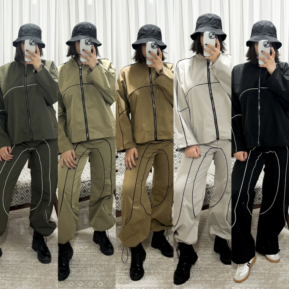 ست کارگو ست سوییشرت شلوار تی سی