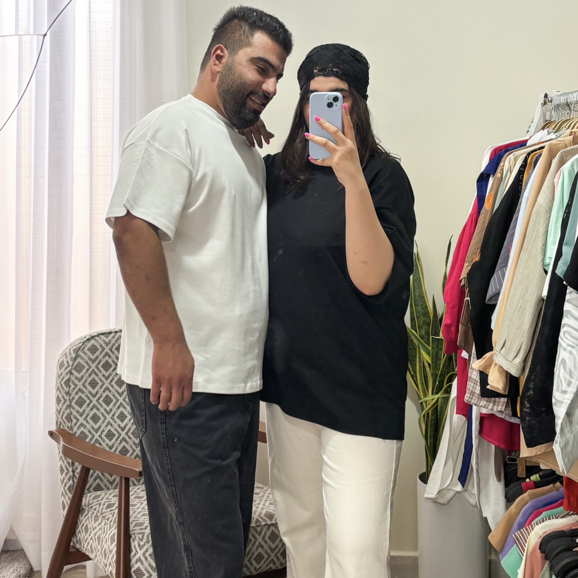 تیشرت باکسی بیسیک یونیسکس بدون جنسیت